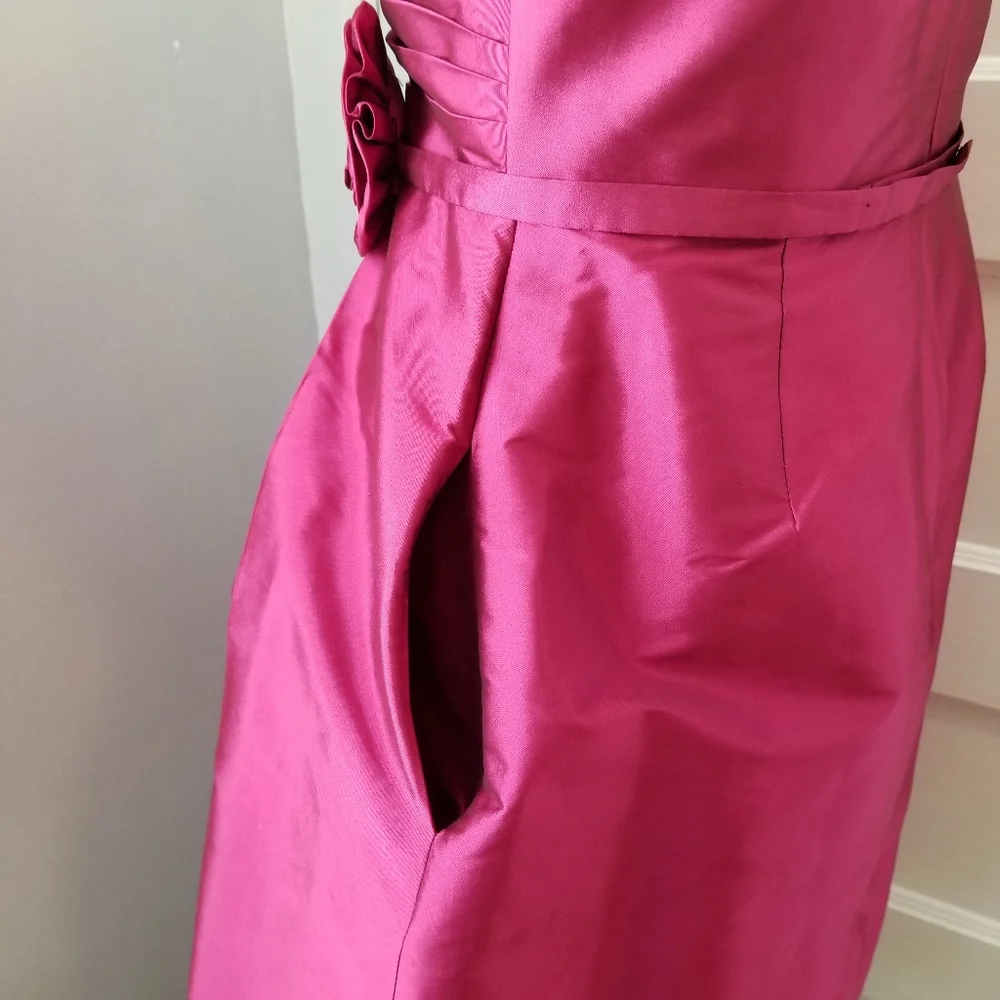 Alfred Sung Fruit Punch Strapless Dress, Size 8 - Picture 9 of 11